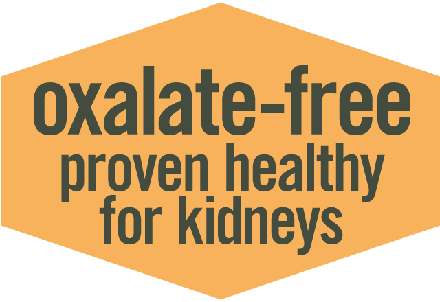 Oxalate-Free, Proven Healthy and Safe for Kidneys