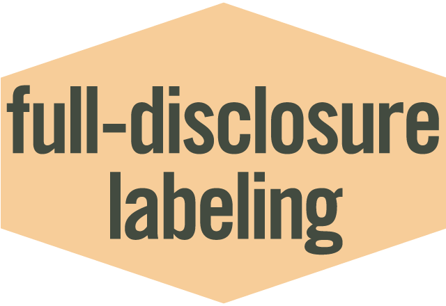 Full-Disclosure Label